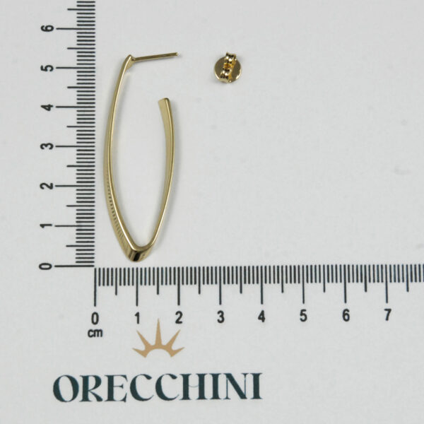 BRINCO ELIPTICO C/ TARRAXA BANHADO A OURO 18K - Image 4